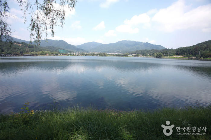 Réservoir Uirimji et forêt Jerim à Jecheon (제천 의림지와 제림)