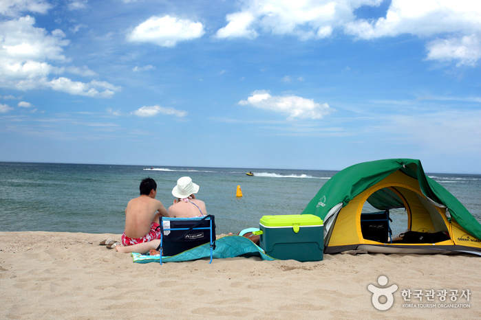 Plage de Daejin (대진해수욕장)