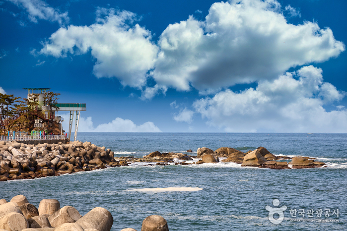 Le zone portuaire de Namaehang à Jumunjin (주문진 남애항)
